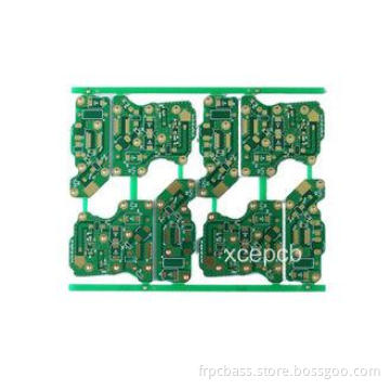 High Frequency Fr4 Double Sided Rigid PCB Fabrication and D
